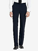 Front View Thumbnail - Navy Hardwick Navy Modern Fit Tuxedo Pant