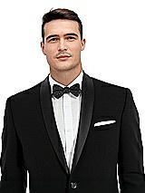Alt View 2 Thumbnail - Black Slim Shawl Collar Tuxedo Jacket - The Ethan by After Six