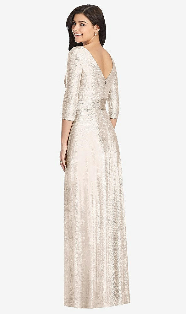 Back View - Rose Gold Dessy Collection Bridesmaid Dress 3028