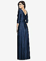 Rear View Thumbnail - Midnight Navy Dessy Collection Bridesmaid Dress 3028