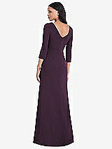 Rear View Thumbnail - Aubergine After Six Bridesmaid Dress 6797