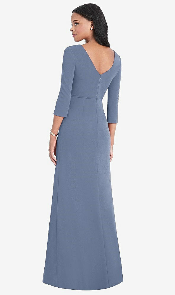 Back View - Larkspur Blue After Six Bridesmaid Dress 6797