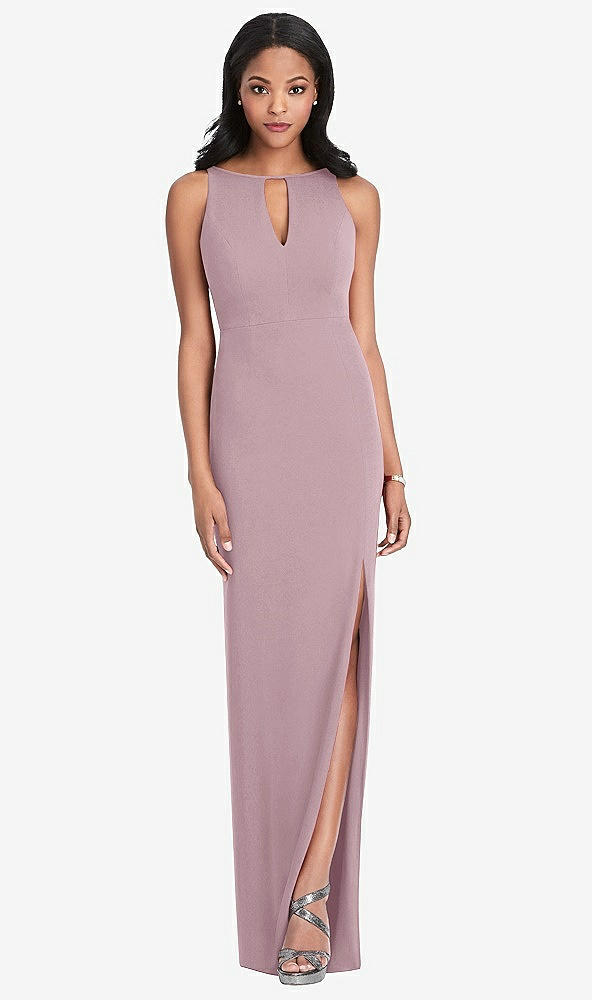 Front View - Dusty Rose After Six Bridesmaid Dress 6801