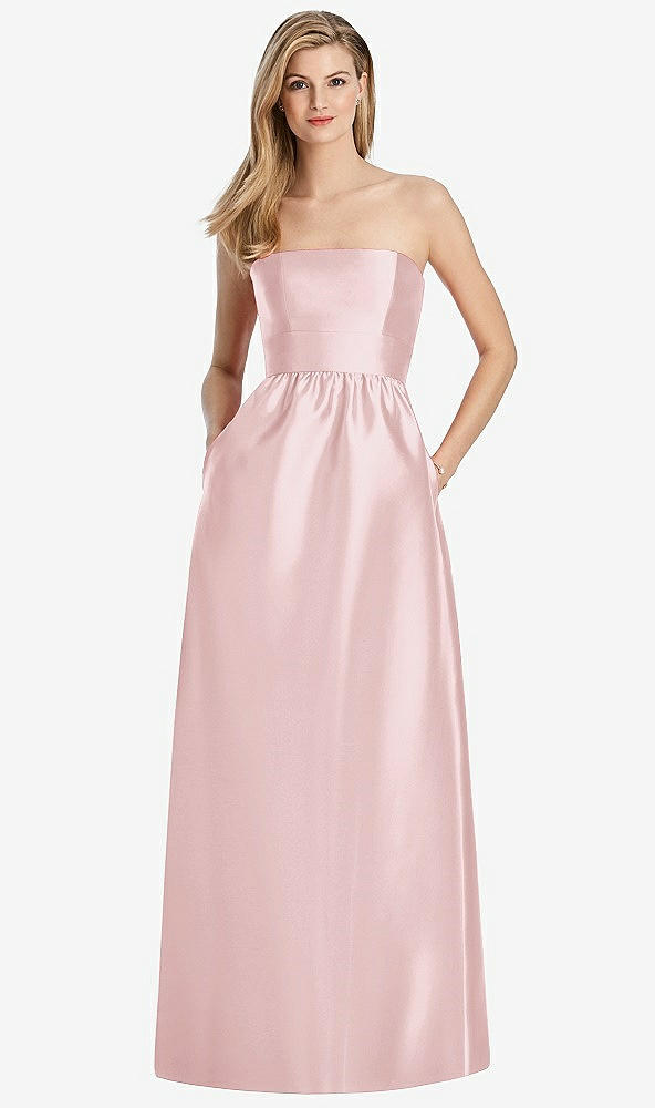 Back View - Ballet Pink Lela Rose Bridesmaid Dress LR248