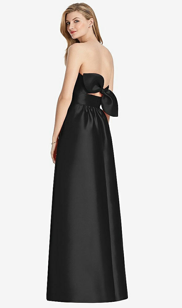 Front View - Black Lela Rose Bridesmaid Dress LR248