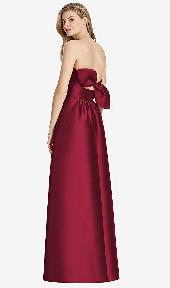 Front View - Burgundy Lela Rose Bridesmaid Dress LR248