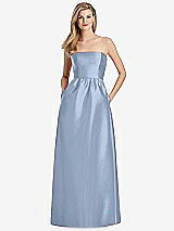 Rear View Thumbnail - Cloudy Lela Rose Bridesmaid Dress LR248