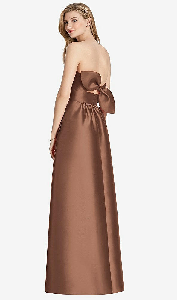 Front View - Cognac Lela Rose Bridesmaid Dress LR248