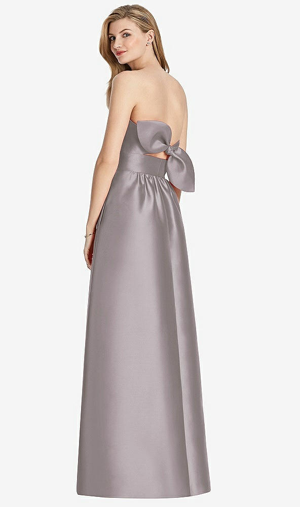 Front View - Cashmere Gray Lela Rose Bridesmaid Dress LR248