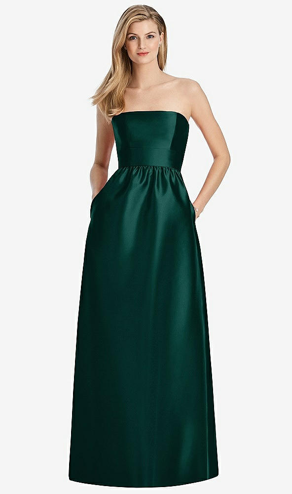 Back View - Evergreen Lela Rose Bridesmaid Dress LR248