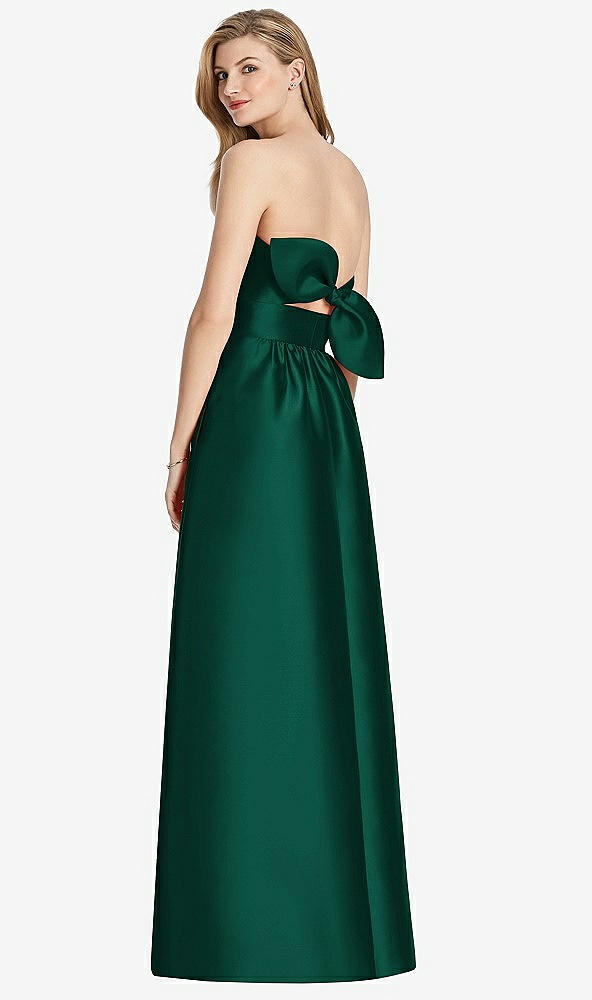 Front View - Hunter Green Lela Rose Bridesmaid Dress LR248