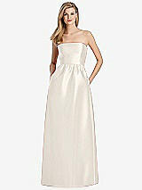 Rear View Thumbnail - Ivory Lela Rose Bridesmaid Dress LR248