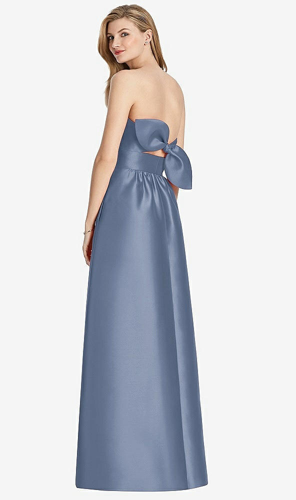 Front View - Larkspur Blue Lela Rose Bridesmaid Dress LR248