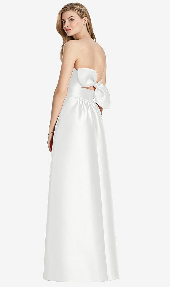 Front View - White Lela Rose Bridesmaid Dress LR248