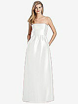 Rear View Thumbnail - White Lela Rose Bridesmaid Dress LR248