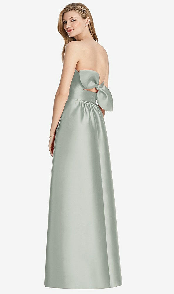 Front View - Willow Green Lela Rose Bridesmaid Dress LR248