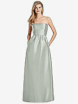 Rear View Thumbnail - Willow Green Lela Rose Bridesmaid Dress LR248