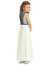 Rear View Thumbnail - Stardust Flower Girl Dress FL4061