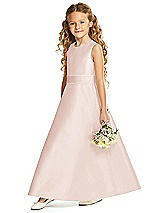 Front View Thumbnail - Blush & Blush Flower Girl Dress FL4062