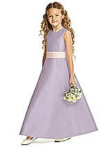 Front View Thumbnail - Lilac Haze & Blush Flower Girl Dress FL4062