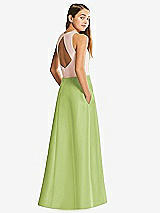 Front View Thumbnail - Mojito & Blush Alfred Sung Junior Bridesmaid Style JR545
