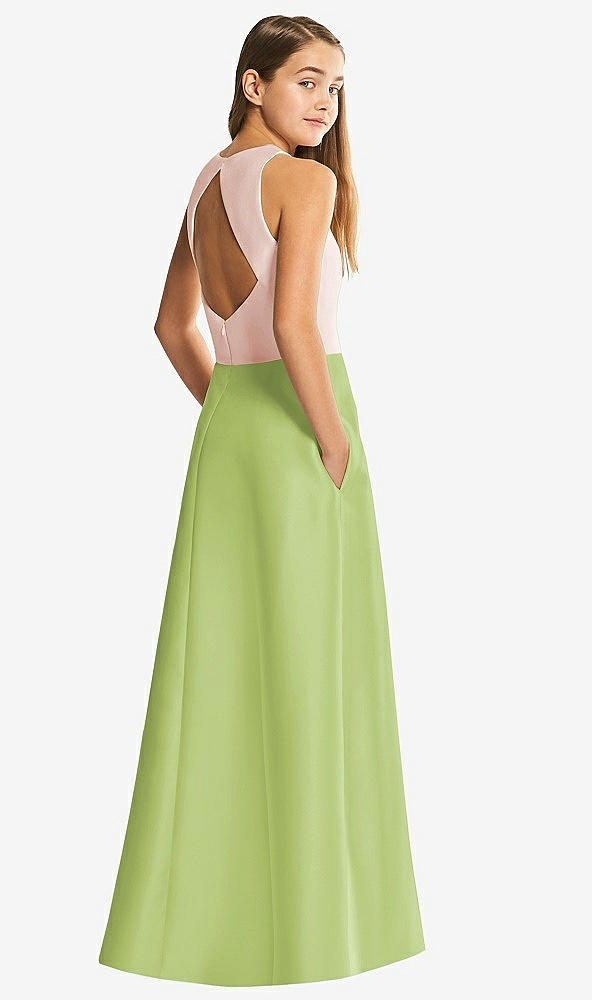 Front View - Mojito & Blush Alfred Sung Junior Bridesmaid Style JR545