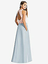 Front View Thumbnail - Mist & Blush Alfred Sung Junior Bridesmaid Style JR545