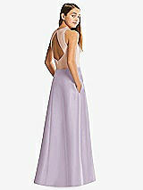 Front View Thumbnail - Lilac Haze & Cameo Alfred Sung Junior Bridesmaid Style JR545