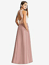 Front View Thumbnail - Neu Nude & Cameo Alfred Sung Junior Bridesmaid Style JR545