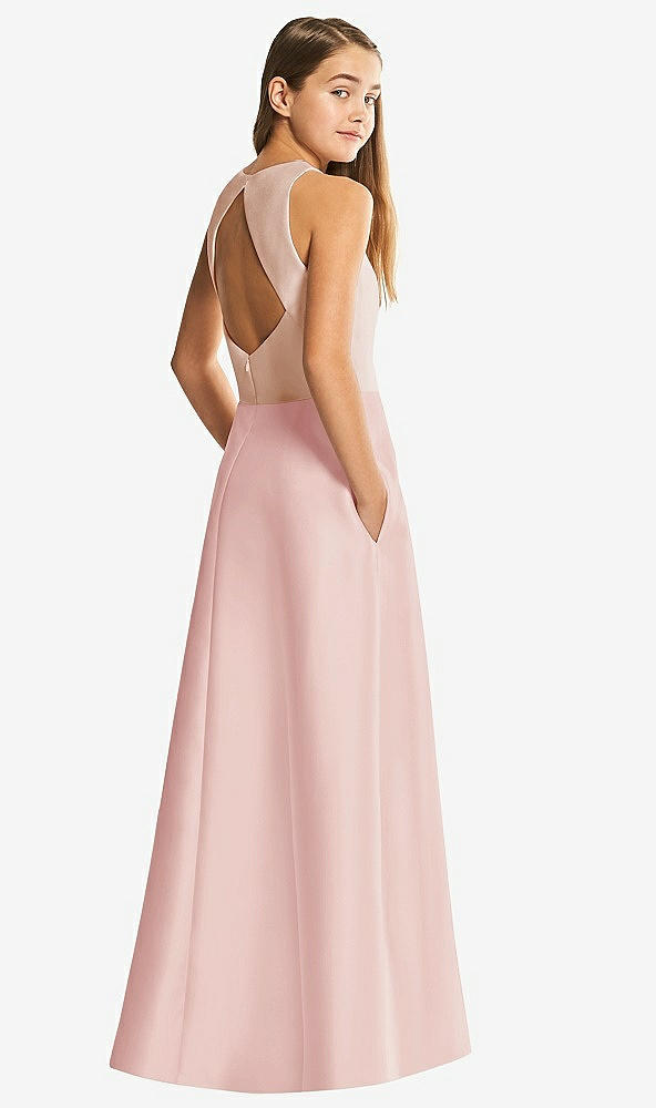 Front View - Rose & Cameo Alfred Sung Junior Bridesmaid Style JR545