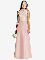 Rear View Thumbnail - Rose & Cameo Alfred Sung Junior Bridesmaid Style JR545