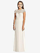 Front View Thumbnail - Ivory Alfred Sung Junior Bridesmaid Dress JR546