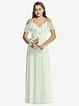 Front View Thumbnail - Mint Green Dessy Collection Junior Bridesmaid Dress JR548