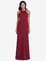 Front View Thumbnail - Burgundy After Six Bridesmaid Dress 6798