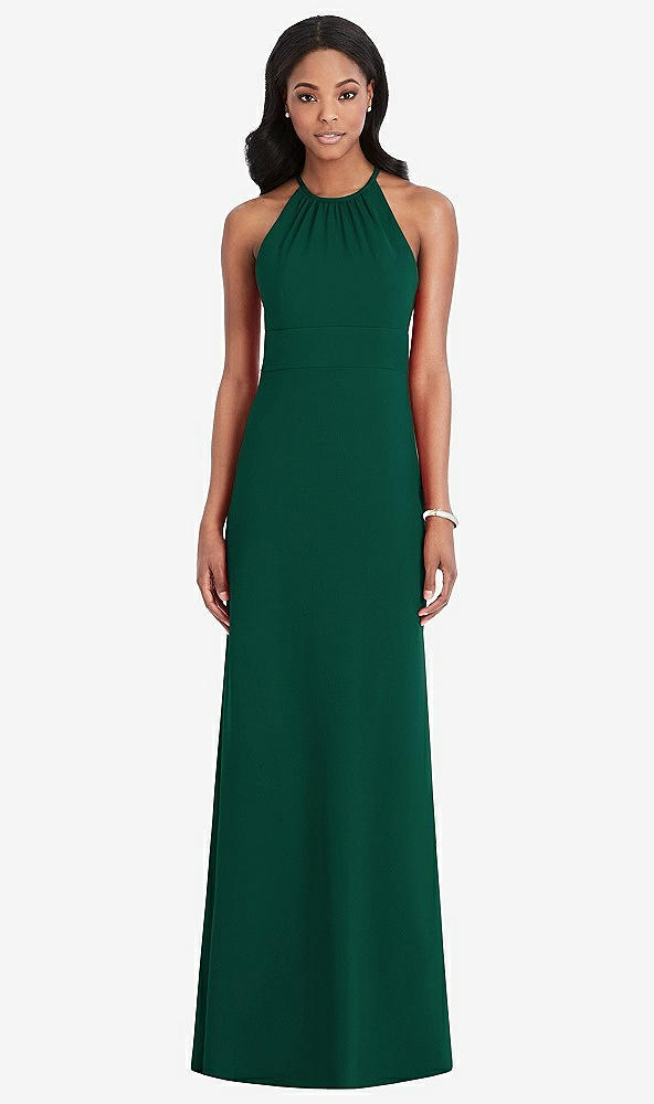Front View - Hunter Green After Six Bridesmaid Dress 6798