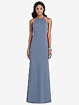 Front View Thumbnail - Larkspur Blue After Six Bridesmaid Dress 6798