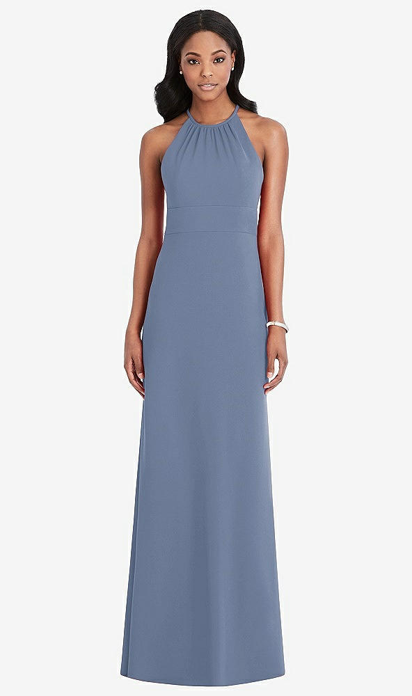 Front View - Larkspur Blue After Six Bridesmaid Dress 6798