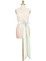 Alt View 2 Thumbnail - Mint Green Satin Twill Wedding Sash