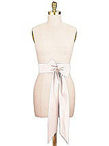 Alt View 1 Thumbnail - Blush Satin Twill Wedding Sash