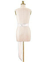 Alt View 3 Thumbnail - Blush Satin Twill Wedding Sash