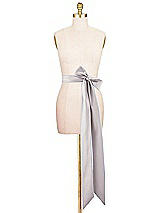 Alt View 2 Thumbnail - Cashmere Gray Satin Twill Wedding Sash