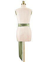 Alt View 3 Thumbnail - Olive Green Satin Twill Wedding Sash