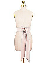 Alt View 1 Thumbnail - Rose Satin Twill Wedding Sash