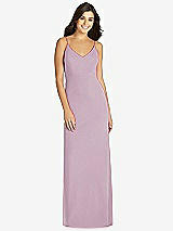 Front View Thumbnail - Suede Rose Fishtail Skirt Stretch Maxi Dress
