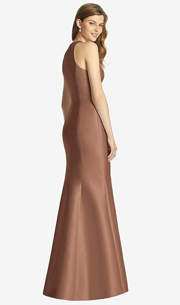 Back View - Cognac Bella Bridesmaid Dress BB121