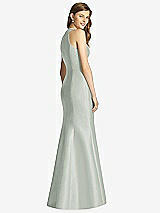 Rear View Thumbnail - Willow Green Bella Bridesmaid Dress BB121