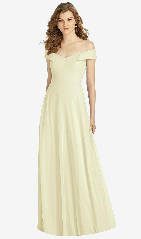 Front View - Butter Yellow Bella Bridesmaid Dress BB123