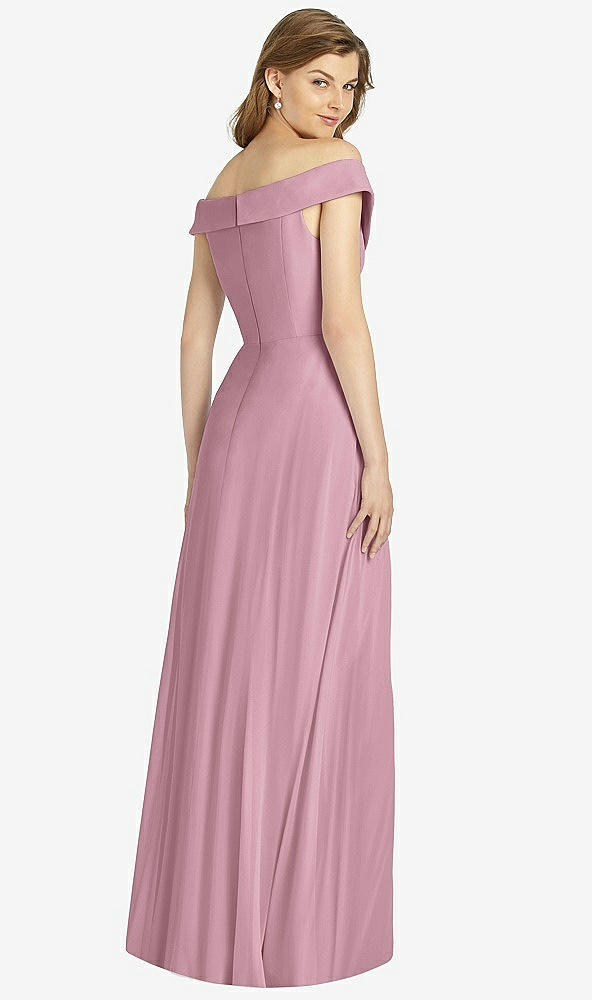 Back View - Dusty Pink Bella Bridesmaid Dress BB123
