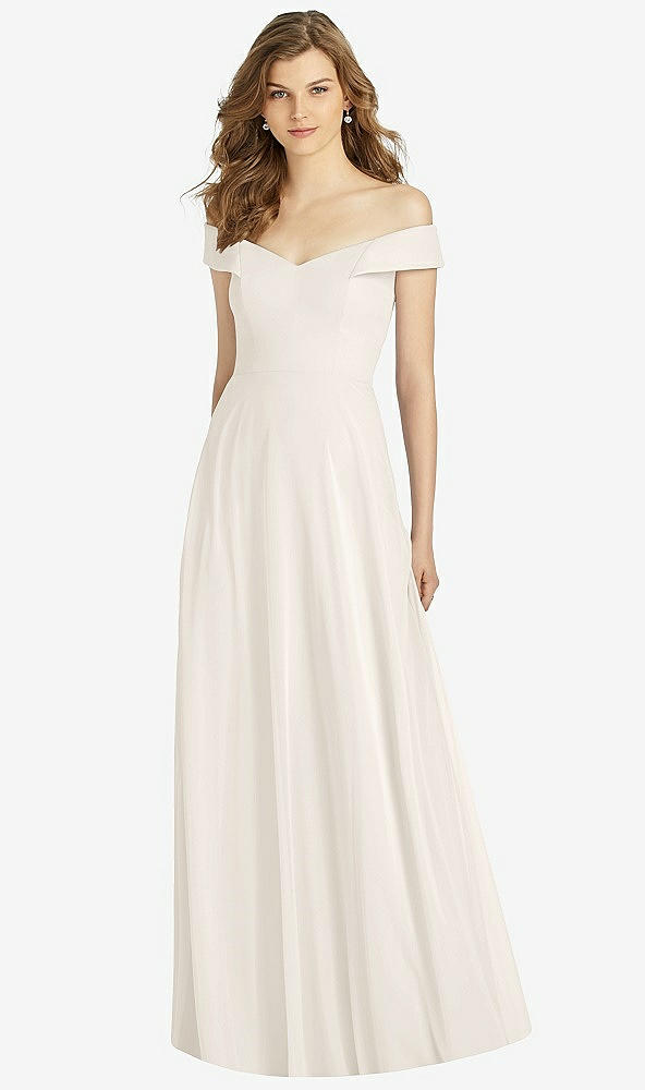 Front View - Ivory Bella Bridesmaid Dress BB123