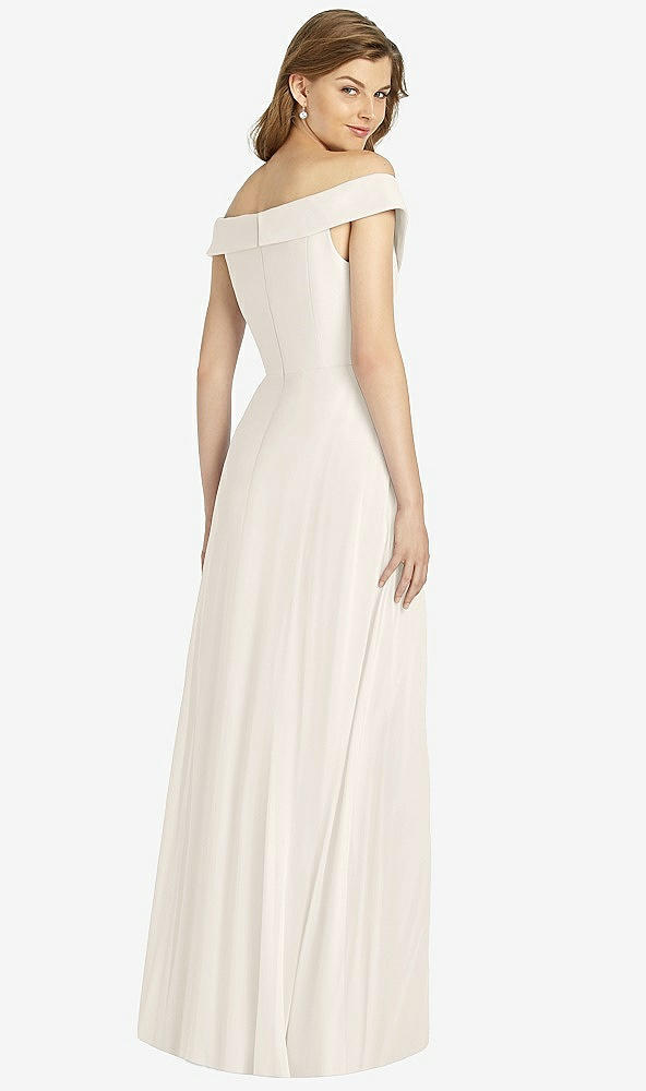 Back View - Ivory Bella Bridesmaid Dress BB123